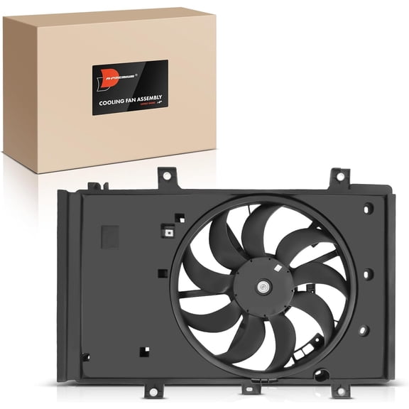 A-Premium Engine Radiator Cooling Fan Assembly Compatible with Select Toyota & Scion Models - Yaris 2016-2020, Yaris iA 2017-2018, iA 2016-2016 - Replace# 16360WB001