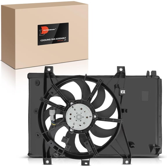 A-Premium Engine Radiator Cooling Fan Assembly Compatible with Select Toyota & Scion Models - Yaris 2016-2020, Yaris iA 2017-2018, iA 2016-2016 - Replace# 16360WB001