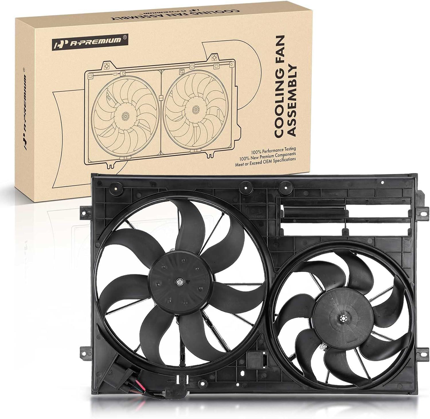 Jeeto Radiator Fan A-Premium Engine Radiator Cooling Fan Assembly Compatible with ...