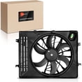 thumbnail image 1 of A-Premium Engine Radiator Cooling Fan Assembly Compatible with Select Hyundai Models - Azera 2012 2013 2014, 3.3L - Replace# 253503R200, 1 of 8