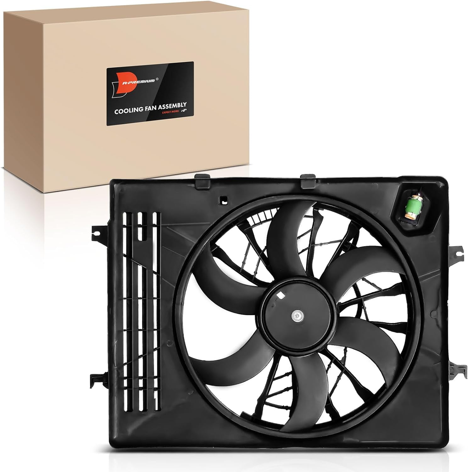 A-Premium Engine Radiator Cooling Fan Assembly Compatible with Select ...