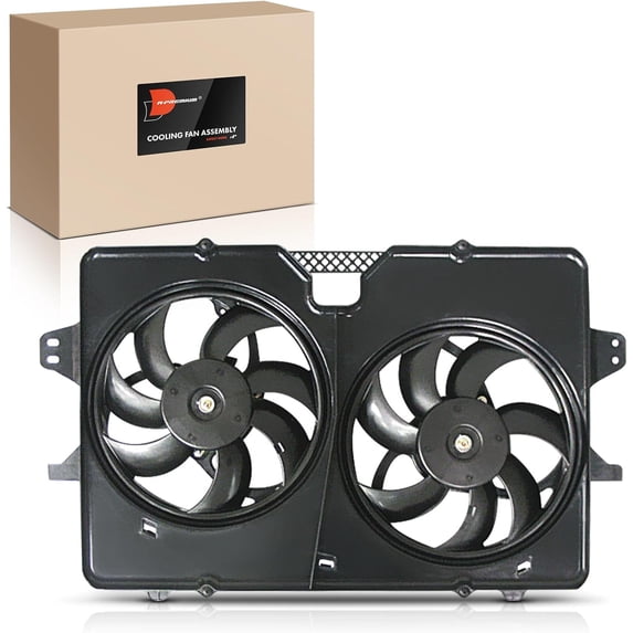 A-Premium Engine Radiator Cooling Fan Assembly Compatible with Select Mazda Models - Tribute 2008 2009 2010 2011, 2.3L 2.5L - Replace# ZZC315025