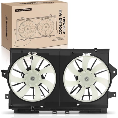 A-Premium Engine Radiator Cooling Fan Assembly Compatible with Subaru Models - Crosstrek Hybrid 2019 2020 2021 2022 2023, 2.0L