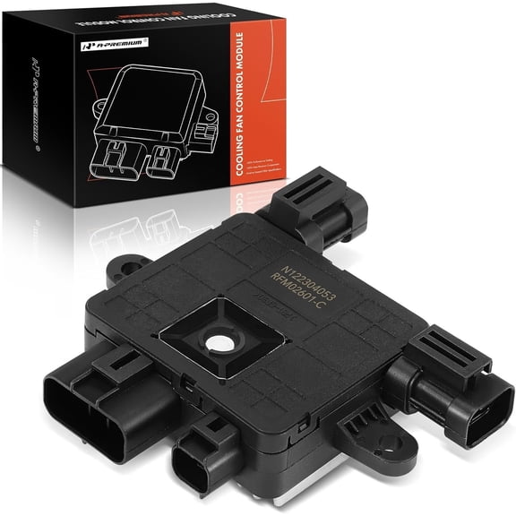 A-Premium Engine Radiator Cooling Fan Control Module Compatible with Kia Sedona 2006-2010 3.8L, Sedona 2011-2012/2014 3.5L & Hyundai Entourage 2007-2008 3.8L, Replace# 253854D900