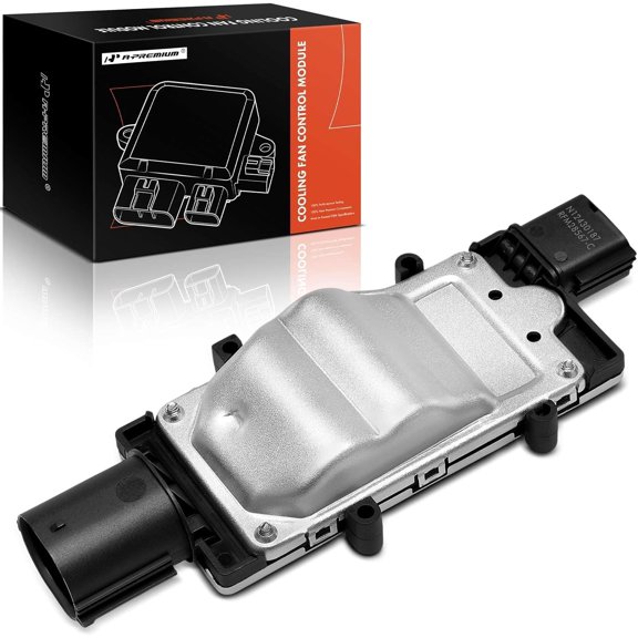 A-Premium Engine Radiator Cooling Fan Control Module Compatible with Ford Escape 2013-2016, Focus 2012-2018, Transit Connect 2014-2017