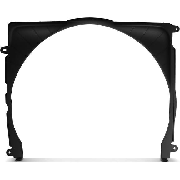 A-Premium Engine Radiator Cooling Fan Shroud Compatible with Ram 2500, 3500, 4500, 5500, 2013 2014 2015 2016 2017 2018, 6.7L, Bridge Type Part