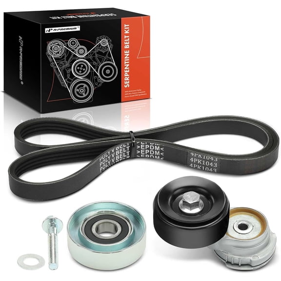 A-Premium Engine Serpentine Belt Drive Kit Compatible with Pontiac Firebird 1998 1999 2000 2001 2002-5.7L