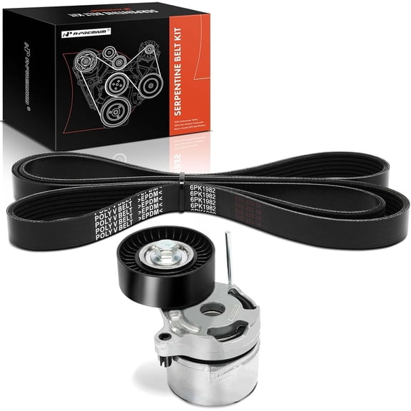 A-Premium Engine Serpentine Belt Drive Kit Compatible with Subaru Outback 2015-2019, Legacy 2015-2019 - 2.5L