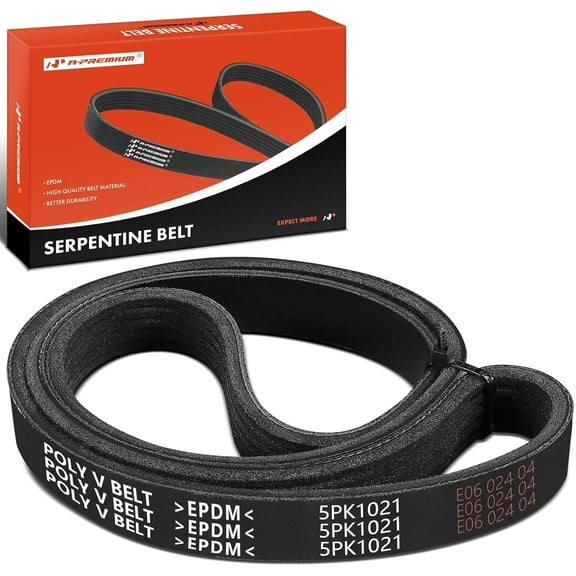 A-Premium Engine Serpentine Drive Belt Compatible with Chevrolet Malibu 2004-2012, Classic 2005 & BMW X5 2002-2003 & Pontiac G6 2006-2010, Solstice & Saturn Aura, Sky, 2.0L 2.2L 2.4L 4.4L 4.6L