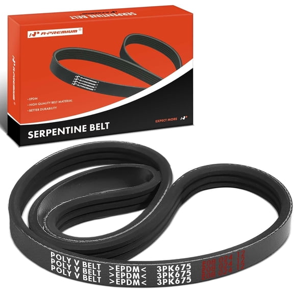 A-Premium Engine Serpentine Drive Belt Compatible with Hyundai Elantra 2001-2006, Tucson 2005-2009, Tiburon 2003-2008 & Soul 2010-2011, Sportage 2005-2010, Spectra 2004-2009, Spectra5 2005-2009, 2.0L