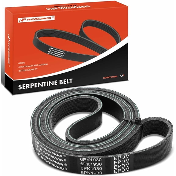 A-Premium Engine Serpentine Drive Belt Compatible with Jeep, Lexus, Chevrolet, GMC, Dodge & Isuzu Cars - Wrangler 2020-2023, IS300 2001-2005, GS300 1998-2005, SC300 1999-2000 & More