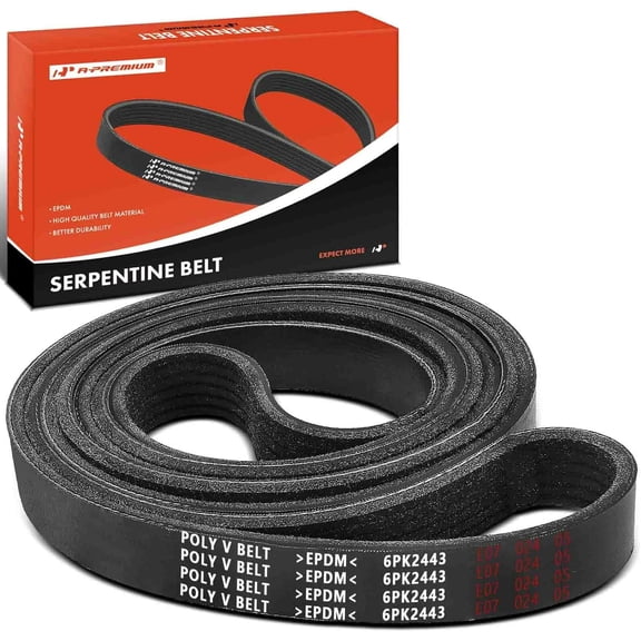 A-Premium Engine Serpentine Drive Belt Compatible with Jeep, Mercedes-Benz, Land Rover, Mercury & Ford Cars - Wrangler, Cherokee, Comanche, E320, S320, Range Rover, Range Rover Sport, Windstar & More