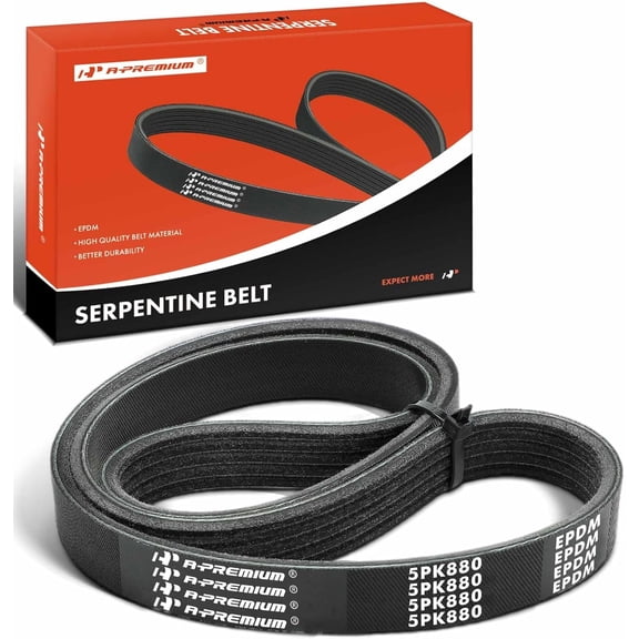 A-Premium Engine Serpentine Drive Belt Compatible with Subaru Baja Forester Impreza Legacy Outback WRX SVX & Honda Prelude & Chevrolet Cavalier Cobalt HHR & Saab 9-2X & Saturn Ion