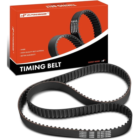 A-Premium Engine Timing Belt Compatible with Volvo XC60 2015-2016, XC90, S60, XC70, S80, C70, V60, C30, S40, V50, S60 Cross Country, S70, V40, V60 Cross Country, V70, 1.9L 2.3L 2.4L 2.5L 3.2L