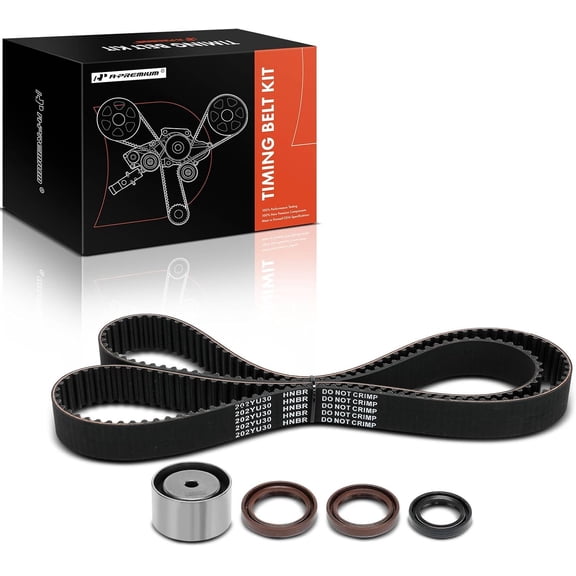 A-Premium Engine Timing Belt Kit Compatible with Chrysler Concorde/LHS/Intrepid 1995-1997, New Yorker 1995-1996 & Dodge Intrepid 1995-1997 & Eagle Vision 1995-1997 & Plymouth Prowler 1997-3.5L