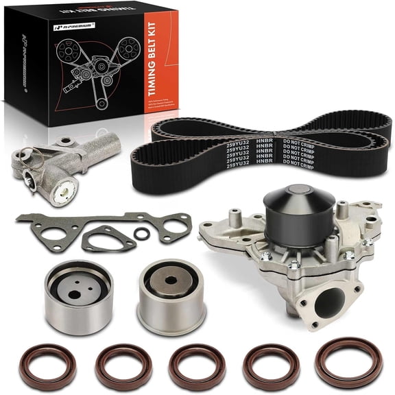 A-Premium Engine Timing Belt Kit with Water Pump Compatible with Kia Sorento 2003 2004 2005 2006-3.5L