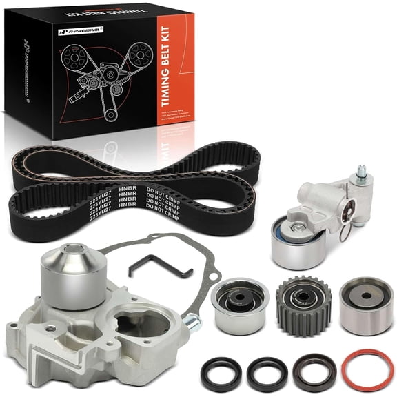 A-Premium Engine Timing Belt Kit with Water Pump Compatible with Subaru Outback, Legacy, 2006 2007 2008 2009-2.5L