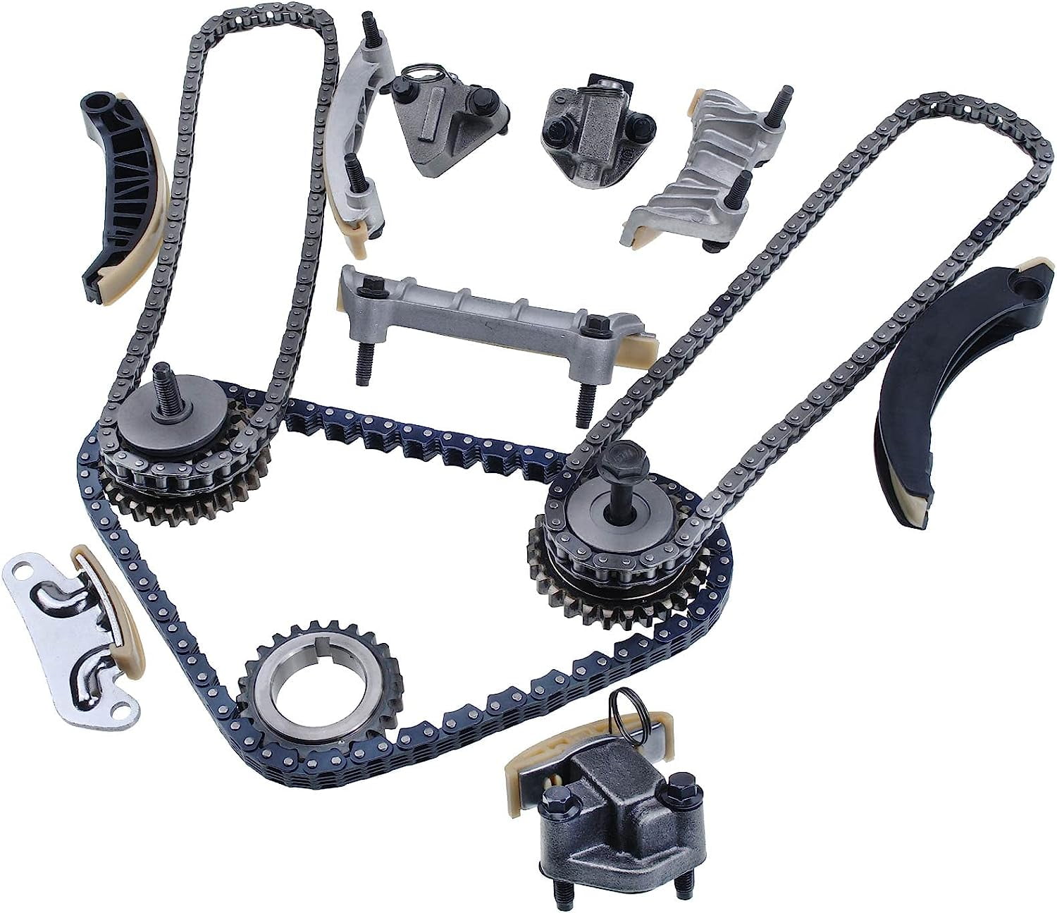A-Premium Engine Timing Chain Kit W/Guide Rail & Tensioner [fits