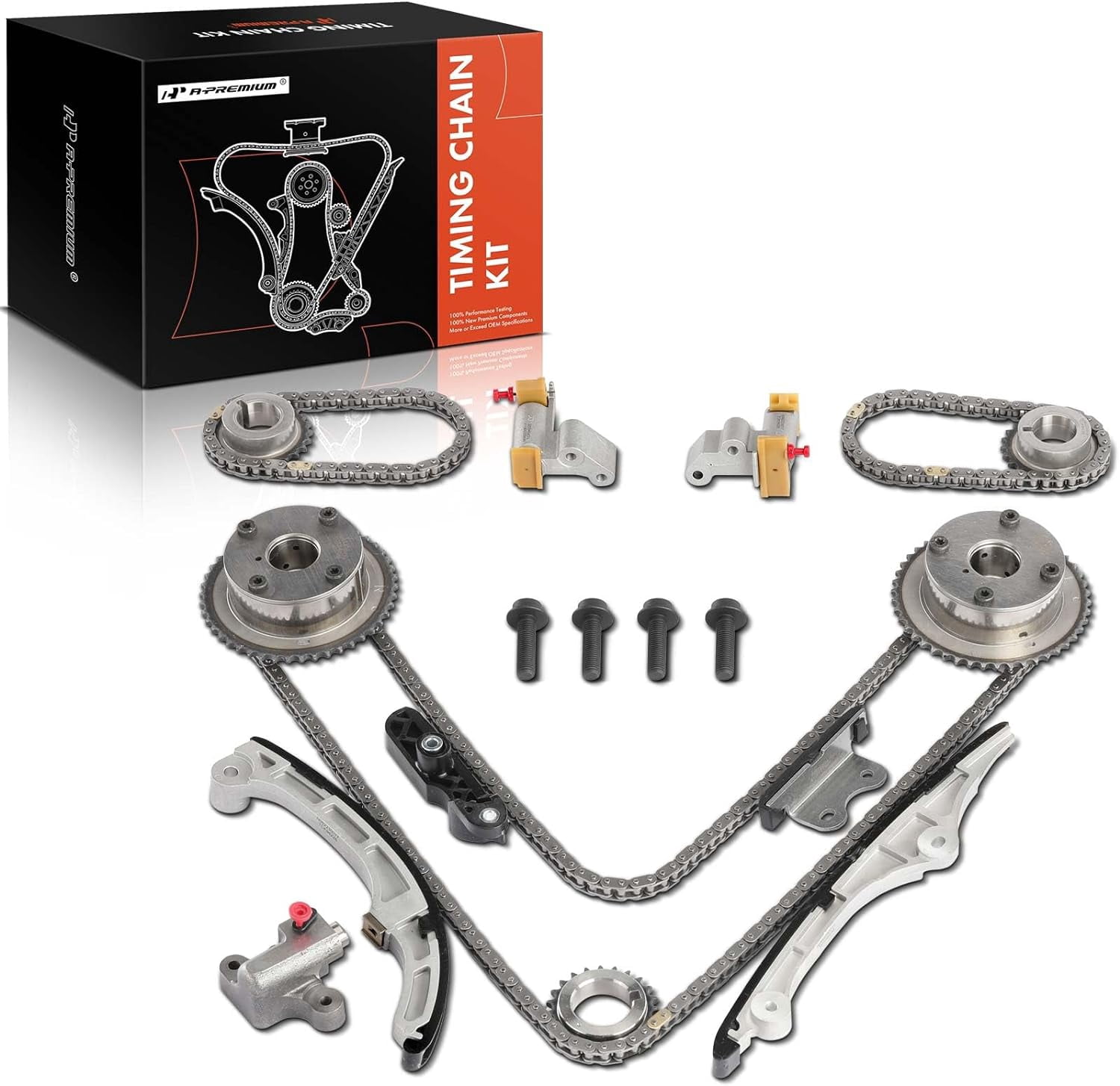 Timing Chain Kit Water Pump High Pressure Oil Pump Fit 05-10 Ford 4.6L