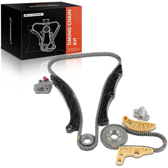 A-Premium Engine Timing Chain Kit W/Tensioner [fits DOHC, 4Cyl 2.4L] Compatible with Kia Optima 2014-2017, Sorento 2011-2018, Sportage 2011-2017, [16 Valve], Replace# 24322-2G350