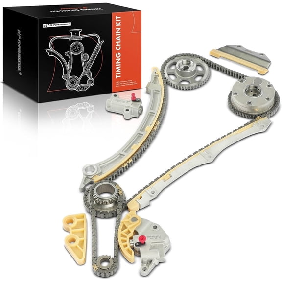A-Premium Engine Timing Chain Kit W/VVT Sprocket Compatible with Honda CR-V CRV 2012-2014, Accord 2008-2012, Crosstour 2012-2015 - 2.4L, Replace# 14310R5A305