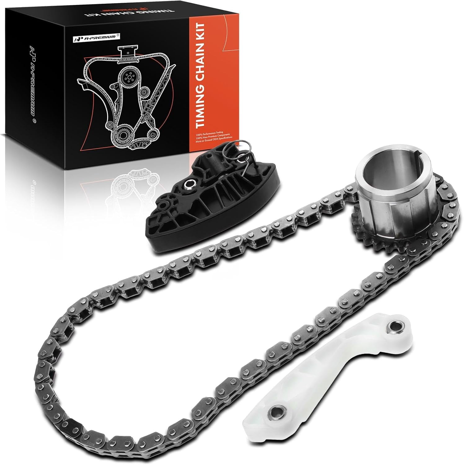 A-Premium Engine Timing Chain Kit [fits OHV, 8Cyl 5.7L 6.4L] Compatible ...