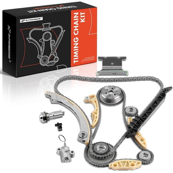 A-Premium Engine Timing Chain Kit w/Tensioner DOHC 4Cyl 2.0 2.2 2.4L | Compatible with Chevy & Buick & GMC & Pontiac & Saab & Saturn, fits Equinox, HHR, Terrain, G6, Ion, Sky, Verano, LaCrosse