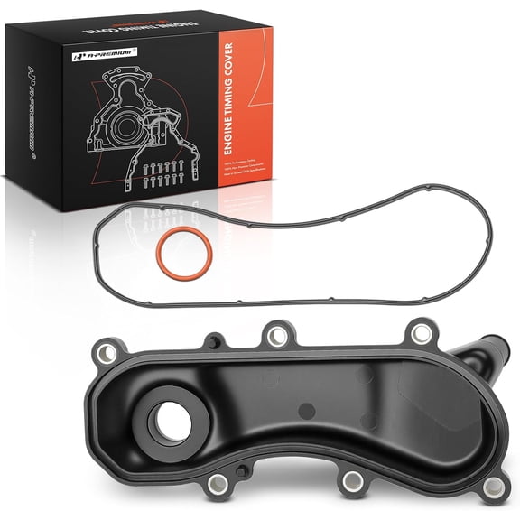A-Premium Engine Timing Cover Compatible with Audi Q5 2014-2016, Q7 2013-2015, A6 Quattro 2014-2016, A7 Quattro 2014-2016, A8 Quattro 2014-2016 & Volkswagen Touareg 2013-2016, 3.0L