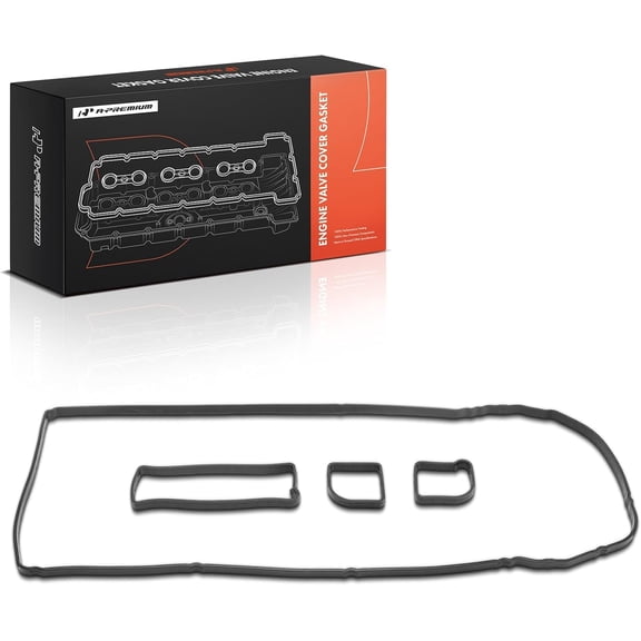 A-Premium Engine Valve Cover Gasket Set Compatible with Ford, Lincoln, Mazda, Mercury - 2003-2020 - Escape, Focus, Fusion, Ranger, Transit Connect, MKZ, 3, 5, 6, CX-7, Tribute, Mariner, Milan