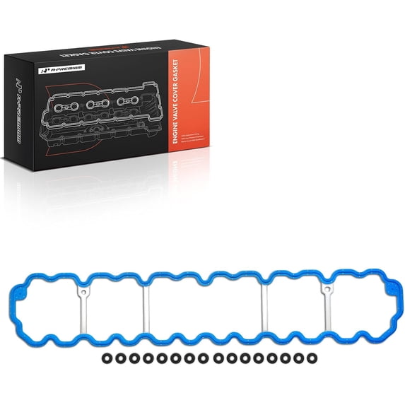 A-Premium Engine Valve Cover Gasket Set Compatible with Jeep Grand Cherokee 1996-2004, TJ Series Wrangler 1997-2006, XJ Series Cherokee 1996-2001, TJ 1997-2006, 4.0L