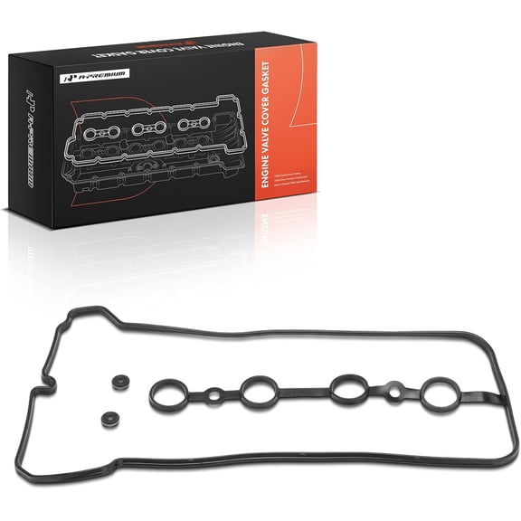 A-Premium Engine Valve Cover Gasket Set Compatible with Toyota Prius 2001-2009, Yaris 2006-2019, Prius C 2012-2019, Echo 2000-2005 & Scion xB/xA 2004-2006, 1.5L