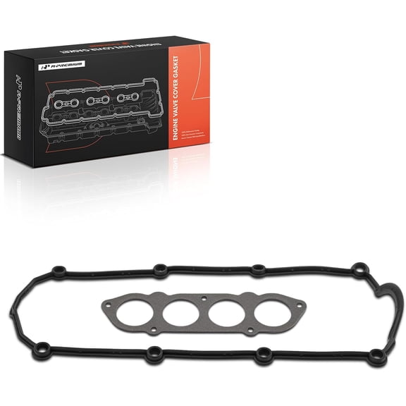 A-Premium Engine Valve Cover Gasket Set Compatible with Volkswagen Jetta 2002-2005 2011-2015, Jetta City 2007-2009, Golf 2002-2006, Golf City 2007-2010, Beetle 2002-2005, 2.0L