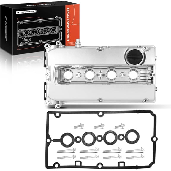 A-Premium Engine Valve Cover Kit Compatible with Chevy Cruze, Sonic, Trax, Aveo, Aveo5, L4 1.6L 1.8L (Upgraded Aluminum Type)