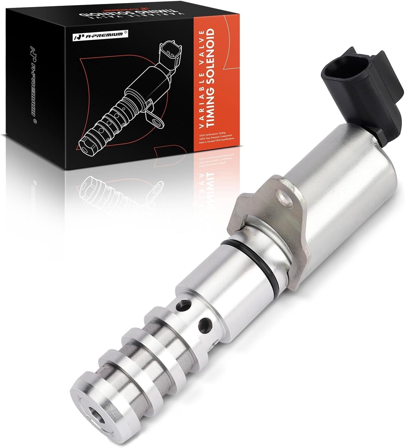 A-Premium Engine Variable Timing Valve Solenoid Compatible with Buick Rainier Chevrolet Colorado Trailblazer GMC Canyon Hummer H3 Isuzu Ascender Bravada 9-7x