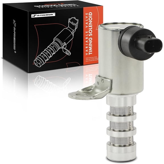 A-Premium Exhaust Left or Intake Right Engine Variable Valve Timing (VVT) Solenoid Compatible with Ford F-150 2011-2019, Explorer, Expedition, Taurus & Lincoln MKS 2013-2016, MKT, Replace# AT4Z6M280A