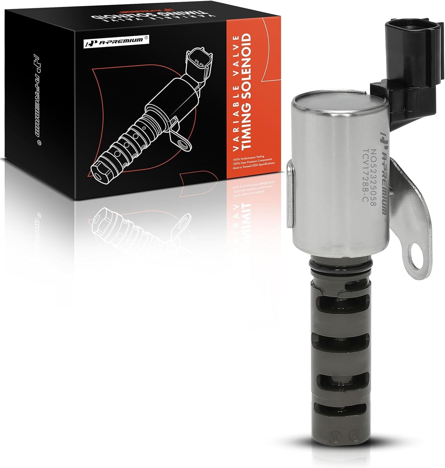A-Premium Engine Variable Valve Timing (VVT) Solenoid Compatible with Lexus IS300 2001-2005 GS300 1998-2005 SC300 1997-2000 & Toyota Supra 1998-1998 3.0L Replace# 1533046010 1533046011