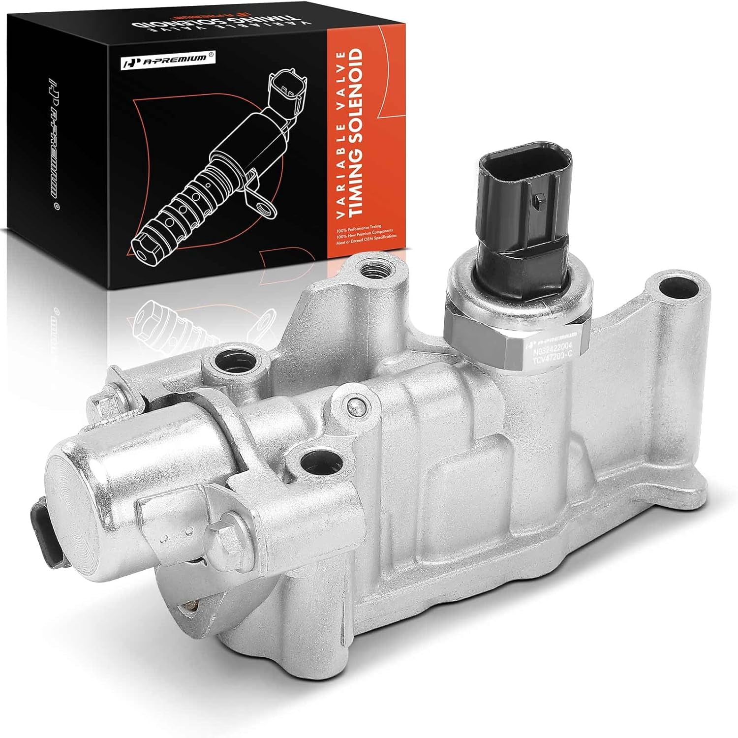 A-Premium Engine Variable Valve Timing (VVT) Solenoid Compatible with Honda CR-V CRV 2020-2021, Accord 2018-2021, 2.0L, Replace# 15810R6A003