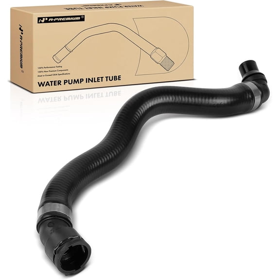 A-Premium Engine Water Coolant Hose Pipe Feed Line to Heat Exchanger Compatible with Mercedes-Benz CLS550 2007-2011, CLS500, E320, E350