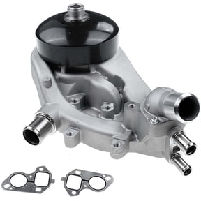 A-Premium Engine Water Pump Compatible with Chevrolet Silverado Suburban Tahoe Colorado Express GMC Sierra Yukon Cadillac Escalade Buick Saab Isuzu