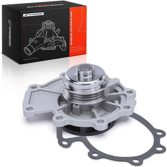 A-Premium Engine Water Pump W/Gasket Compatible with Ford Escape 2003-2006, Taurus 2003-2005 & Mazda MPV 2003-2006, Tribute 2003-2008 & Mercury Mariner 2005-2006, Sable 2003-2005 - (DOHC 3.0L)