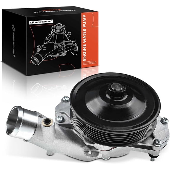 A-Premium Engine Water Pump Compatible with Land Rover Range Rover 2010-2019 Sport LR4 2010-2016 Jaguar F-Pace F-Type XFR XJ XJR XKR XKR-S