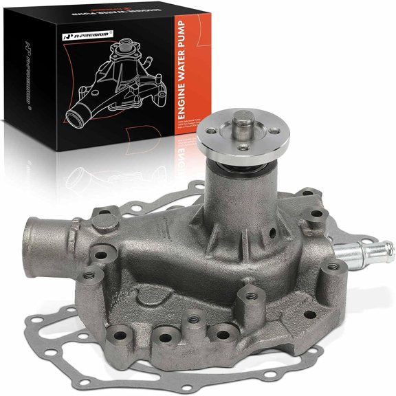 A-Premium Engine Water Pump with Gasket Compatible with Ford F-100, F-150, F-250, F-350, Mustang, E-100 E-150 E-250 E-350 Econoline, Bronco & Lincoln Continental & Mercury Cougar, Grand Marquis