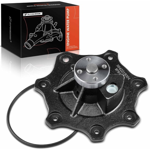 A-Premium Engine Water Pump with Gasket Compatible with International Harvester 2554 2654 2674 3000 3600 3800 4300 4700 5000 7100 7300 8100 8500 IC Corporation