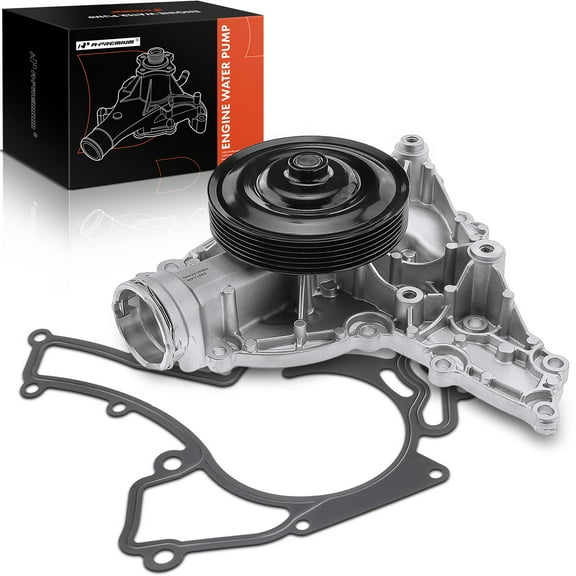 A-Premium Engine Water Pump with Gasket & Pulley Compatible with Mercedes-Benz E550 CLS550 S550 2007-2011 G550 2009-2015 CL550 CLK550 GL450 SL550 GL550 ML550