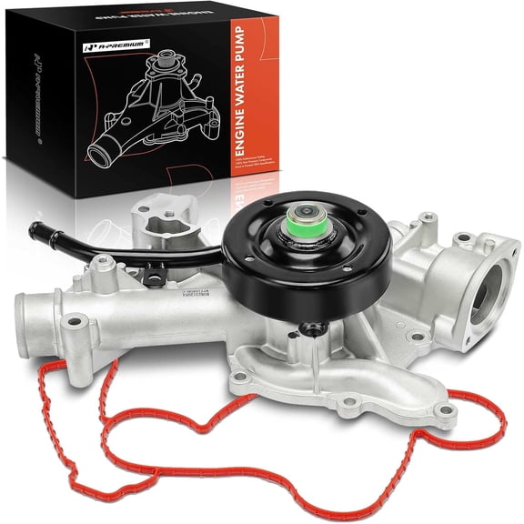 A-Premium Engine Water Pump with Gasket [fits OHV V8 5.7L] Compatible with Dodge Durango 2004-2008, Ram 1500 2500 3500 2003-2008, Chrysler Aspen 2007-2008