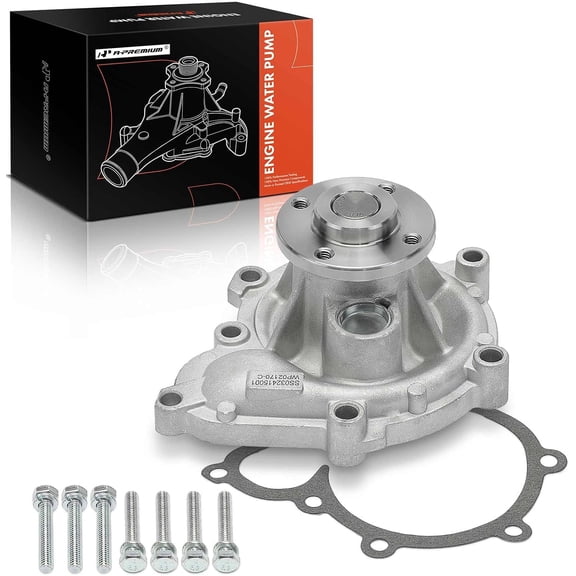 A-Premium Engine Water Pump W/Gasket Compatible with Volvo XC90 2005-2011, S80 2007-2010, 4.4L