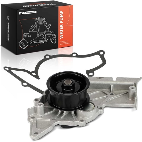 A-Premium Engine Water Pump with Gasket Compatible with Audi A4 Quattro 2002-2006 A4 2002-2005 A6 Quattro A6 2002-2004 V6 3.0L