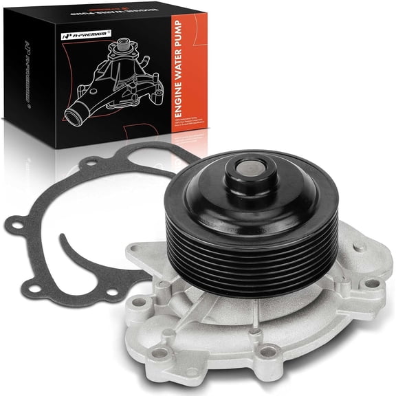 A-Premium Engine Water Pump with Gasket Compatible with Mercedes-Benz E320 R320 GL320 ML320 2007-2009 E350 S350 R350 GL350 ML350 Sprinter 2500 3500