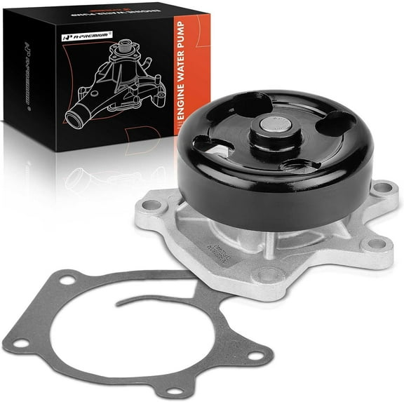 A-Premium Engine Water Pump with Gasket & Pulley Compatible with Nissan Altima 2019-2020 Sentra 2013-2019 Juke 2011-2017 Kicks Rogue Sport 2017-2020