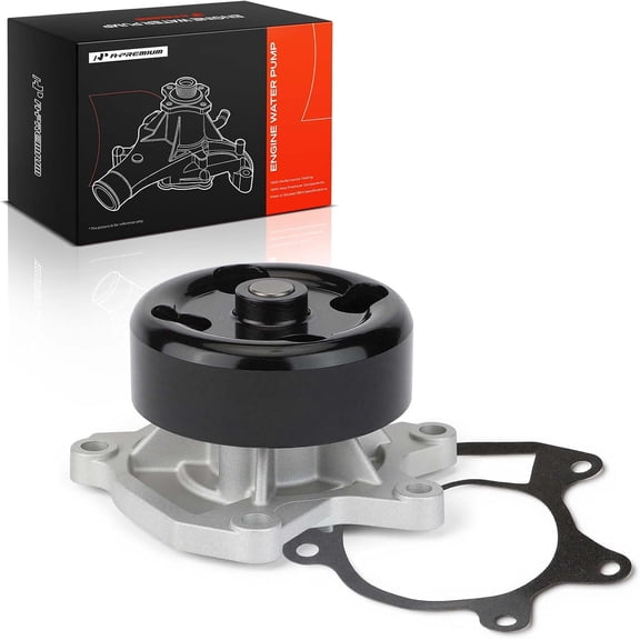 A-Premium Engine Water Pump with Gasket & Pulley Compatible with Nissan Altima 2019-2020 Sentra 2013-2019 Juke 2011-2017 Kicks Rogue Sport 2017-2020